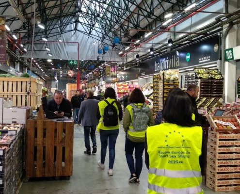 Participants of the 2019 edition of the Temperature Controlled Supply Chains course at the Barcelona Wholesale food market Mercabarna